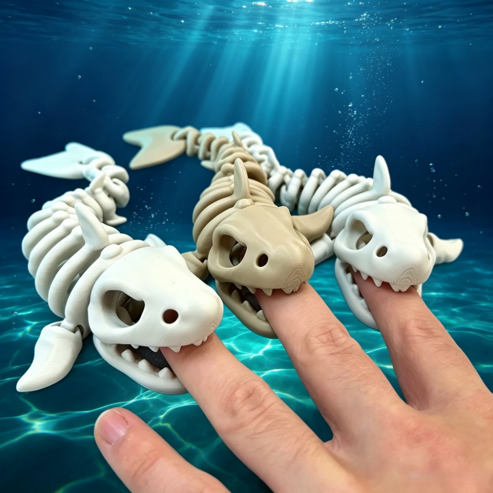 Aquarium Fish Items - Décoration d'aquarium en forme de squelette
