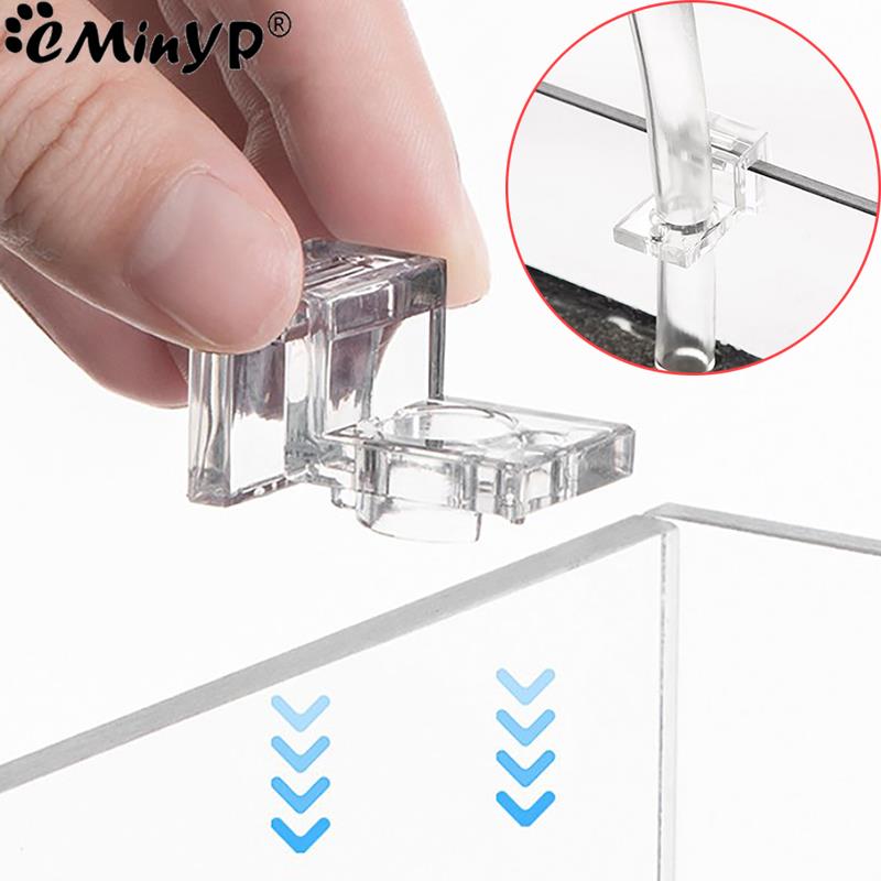 Aquarium Fish Items - Clips acryliques pour Aquarium, 4 pièces,