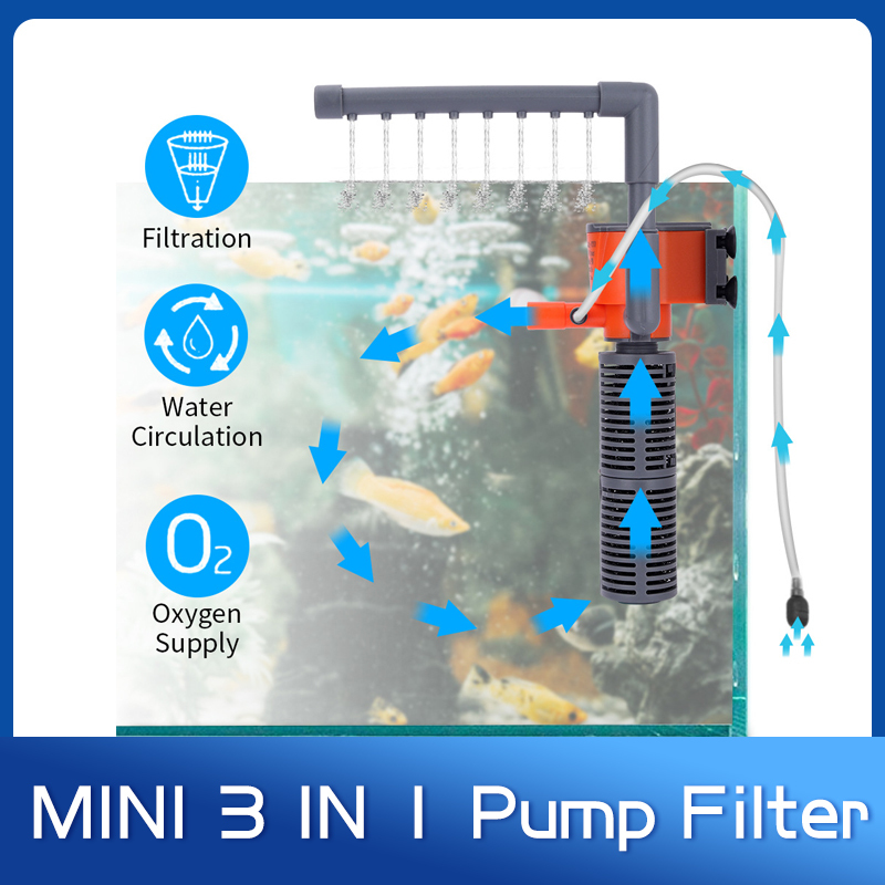 Xl Aquarium Fish - Xilong XL-666/777A Mini Pompe De Filtre