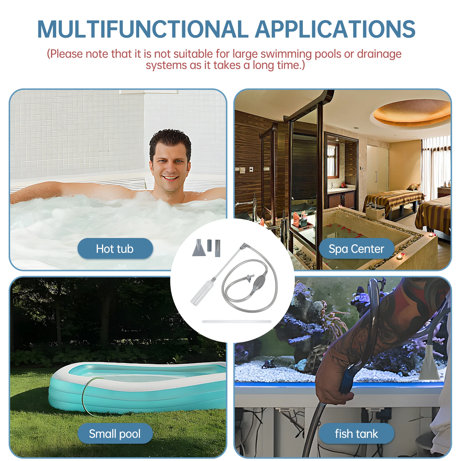 Aspirateur de bain à remous 10 - Aquarium Fishing avis et prix