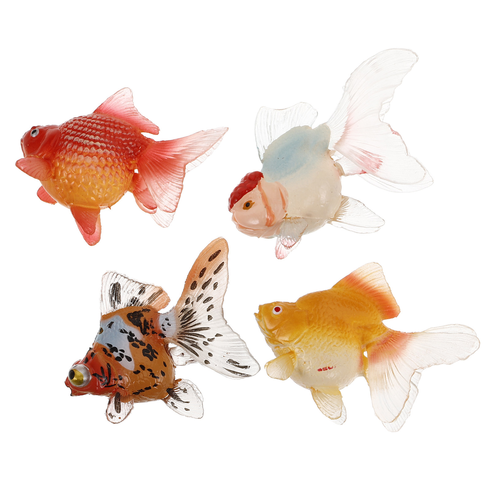 4 pièces de décorations d'aqua - Fish Toy In Aquarium avis et prix