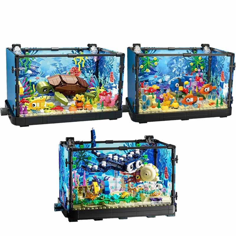 Ensemble de blocs de construct - Fish Toy In Aquarium avis et prix