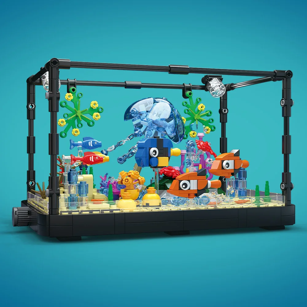 Ensemble de blocs de construct - Fish Toy In Aquarium avis et prix