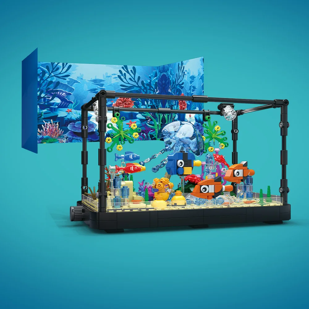 Ensemble de blocs de construct - Fish Toy In Aquarium avis et prix